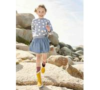 Jupe-short en denim léger fille stone 3A