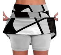 Jupe Short Femme Ete Casual Jupe Short Femme Ete Fluide avec Poches Short Jupe Femme Sport Jupe Short Femme 2024 New Jupes La Course Jupe Short Tennis Femme Sport Golf Gris Clair 5XL