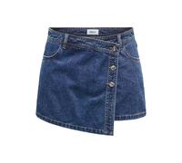 ONLY Onllesly Reg LB DNM Skort Bj Noos Mini Short en Denim pour Femme, Bleu Jean foncé, S