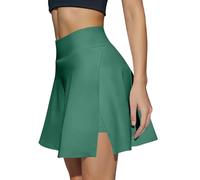 Jupe Short Femme Robe Short Courte Chic Et Elegant Sport Mini Tennis Hawaienne Maillot De Bain Crayon Skirt Sexy Ecossaise Vêtements Mes Commandes Passées 2#Vert Foncé L