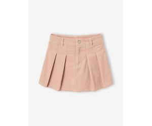 Jupe short fille plissée beige 10A