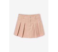 Jupe short fille plissée beige 12A