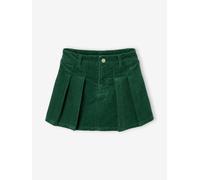 Jupe short fille plissée vert anglais 9A