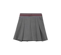 Jupe-short froncÃ©e avec taille Ã©lastique cÃŽtelÃ©e fille s.Oliver Gris 12 ans