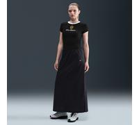 Jupe tissée ample Nike Chill Poplin pour femme Noir/Sail XL (FR 50-52)