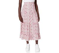 Jupe Tommy jeans - DW0DW10354 - Tjw Printed Tiered Midi Skirt Jupe Femme XXS