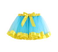 Jupe Tulle Enfant Fille en Bas Tutu Princesse Jupe Moelleux Doux Tulle Ballet Fête d'anniversaire Jupon Party Robe de Filles Princesses Ballet Tutu Jupes 3-8 ans Pas Cher