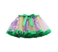 Jupe Tulle Enfant Fille en Bas Tutu Princesse Jupe Moelleux Doux Tulle de Ballet de Danse Fête d'anniversaire Jupon Party Robe de Filles Princesses Ballet Tutu Jupes 3-8 ans Pas Cher