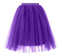Jupe Tulle Femme, Accessoires Annee 20 Orientale Année Venitien Accessoires Déguisement Hippie Tutu Fille Tulle Animaux Longue Grande Taille Sequins Vénitien Serie Jupe de Noel Femme M