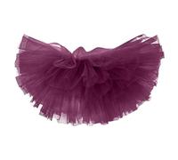 Jupe Tulle Femme - Costume Carnaval ; Tutu Femme, Deguisement Adulte Carnaval Robe Princesse Adulte, Steampunk Chic Jupes Glamour Gothique - Music Festival Costume Violet foncé S