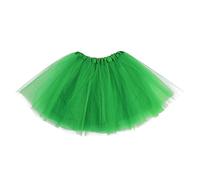 Jupe Tulle Femme Jupe Tutu Rétro Jupe Tutu en Tulle à Trois Couches pour Adultes avec Doublure Jupe en Tulle Vert Fluo des Années 80 pour Halloween Rock Party Festival Celebration