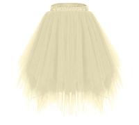 Jupe Tulle Femme Petticoat Robe Noire Short Noir Jaune Dia Froufrou sous Adulte Halloween Pirate Violette Année 80 Jupon Blanc Tutu Courte Rose en De Los Muertos Blanche Rouge Gothique Dentelle