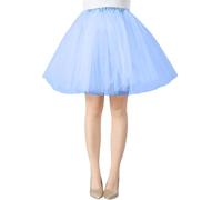 Jupe Tulle Femme Tutu Jupe Jupes Femme Classique Unie - De Danse pour Plage, École Ou Balade, Parfaite pour Printemps Et Été