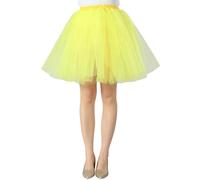 Jupe Tulle Femme Tutu Jupe Jupes Femme Classique Unie - De Danse pour Plage, École Ou Balade, Parfaite pour Printemps Et Été