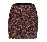 Jupe Tulle Femme Tutu Jupe Jupes Femme De Toutes Saisons - Mini Imprimée Fleurs Maille Double Couche Taille Haute