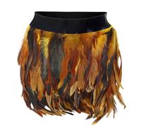 Jupe Tulle Femme Tutu Jupe Jupes Femme Tous Les Jours Gothique À Plumes - De Danse Colorée Et Irrégulière pour Festivals, Bars Et Soirées Jazz