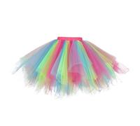 Jupe tutu de danse de Noël 2025 pour femme - Jupe tutu de ballet, rose vif, M