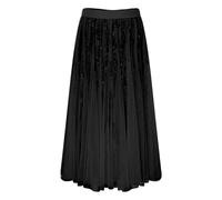 Jupe Tutu Femme- Jupe Courte Paillettes PlisséE à Sequins Taille Haute pour Une Coupe Midi éVaséE Élégante Danse