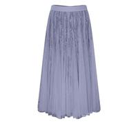 Jupe Tutu Femme- Jupe Courte Paillettes PlisséE à Sequins Taille Haute pour Une Coupe Midi éVaséE Élégante Danse