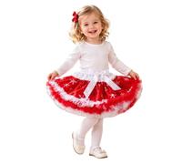 Jupe tutu fillette en tulle, fronces et volants, taille élastique | Tutu de ballet à fronces, pièce de scène, légère et souple à porter en classe ou en spectacle de danse