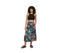Jupe viscose mi-longue femme Urban Classics GT - noir - 5XL XXXXL