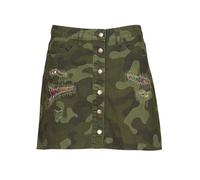 Jupes courtes femmes Desigual DUNA Kaki EU M