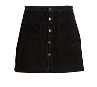 Only ONLAMAZING HW Cord Skirt PNT Noos Jupe, Noir, L Femme