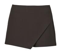 Jupes courtes femmes Only ONLMIST-YASMINE WRAP SKORT Marron FR 36