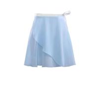 Jupes de ballet for femmes, jupes en mousseline à lacets, jupes de danse, justaucorps for filles et adultes, jupes d'entraînement de ballet, mini-jupes de danse Pour Filles Et Femmes(Blue,S Height 60-