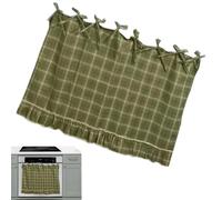 Jupes De Four Artisanales, Campagnard Rideau De Jupe De Four, Résistant Chaleur Couvre-rideau Fours Attache, Dissimulation Désordre Rideaux Cuisinière Lave-vaisselle Décoration Cuisine Campagnard