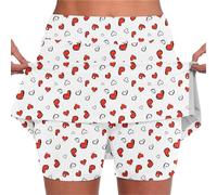 Jupes de golf pour femme, jupe portefeuille taille haute imprimée, short d'entraînement de grande taille, jupe-short avec poches, jupe de contrôle du ventre, jupe décontractée pour yoga, course à pied