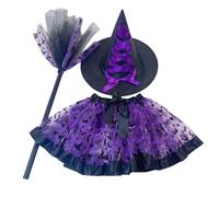 Jupes d'Halloween pour les petites filles | La princesse tutus habille le costume de fée pour l'anniversaire | Traités de danse de ballet épaissies Robe de festival élastique fantaisie pour Halloween,