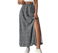 Jupes Femme Chic Vacances Culotte Élégante D'Été Décontractée Élastique Vêtements Taille Haute Skirt Couleur Unie Jupe Short Sport Mi-Longue Pantalon Jupe Courte