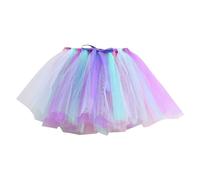 Jupes Filles Jupe Tutu en Tulle Enfant Arc-En-Ciel Pettiskirt de Danse Performance pour Filles Déguisement Costume Robe de Fée Tutu Robe Jupes et Jupes-Shorts Fille pour Enfants