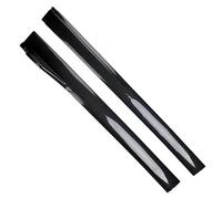 Jupes Latérales Aile en Fibre Séparateur De Lèvre De Pare-Chocs Extensions De Ligne Inférieure Latérale Jupes Latérales Voiture Universelles Jupe Latér(Carbon)