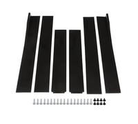 Jupes Latérales Bas De Caisse Latéraux 2,2M Extensions Extérieures Diffuseurs Accessoires Auto Noir Brillant
