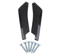 Jupes Latérales De Voiture 1 Paire D'ailettes en Fibre De Carbone pour Pare-Chocs Avant Et Arrière Extension De Jupe Latérale Diffuseur Séparateur Protection Contre Les Rayures(Carbon Fiber)