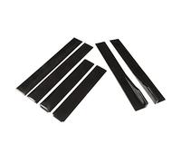 Jupes Latérales de Voiture, KIMISS 2,2 M Jupes Latérales Inférieures Panneau à Bascule en ABS Extensions de Ligne de Fond Latérales Inférieures Diffuseurs à Lèvres Séparateurs