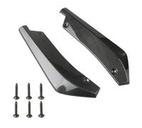 Jupes Latérales De Voiture Lot De 2 Bandes Universelles pour Pare-Chocs Avant Et Arrière Diffuseur Lèvre Séparateur Protection Contre Les Rayures Extension De Jupe Latérale(Carbon Fiber)