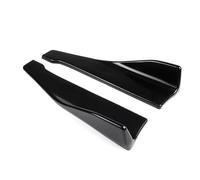 Jupes Latérales De Voiture Paire Jupes Latérales Universelles 48 Cm Pare-Chocs Arrière Séparateur Lèvre Diffuseur Protection D'ailettes pour BMW E46 E90 F10 pour A4 B8 pour Q5(Glossy Black)