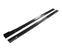 Jupes Latérales De Voiture pour Benz W205 W204 W203 W211 W212 W213 C200 C250 C300 pour AMG Extensions De Jupes Latérales Ailes Latérales De Voiture Universelles(Glossy Black)