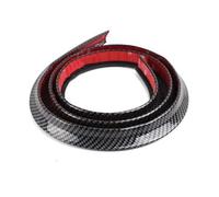 Jupes Latérales De Voiture pour BMW E90 E39 E46 E91 F30 G20 E60 F11 F10 F07 G30 E53 Bandes Porte Universelles en Carbone 6D Séparateur De Lèvre Pare-Chocs Avant Jupes Latérales(1.5m Carbon)