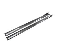 Jupes Latérales de Voiture pour Jeep Liberty I 2001-2004 2005 2006 2007,D'extension De Jupe Latérale Marchepied Latéraux Anti-Collision Protecteur,B-Carbon Look-Black