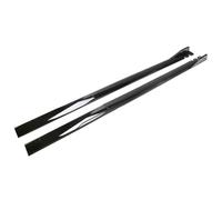 Jupes Latérales de Voiture pour Kia K3 Hatchback 2018-2021 2022 2023 2024,D'extension De Jupe Latérale Marchepied Latéraux Anti-Collision Protecteur,A-Gloss Black-Black