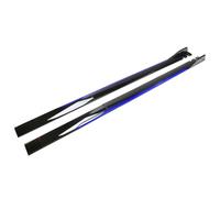 Jupes Latérales de Voiture pour Kia Rio IV Hatchback (YB) 2017 2018 2019 2020,D'extension De Jupe Latérale Marchepied Latéraux Anti-Collision Protecteur,A-Gloss Black-Blue
