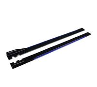 Jupes Latérales De Voiture pour Nissan pour SENTRA pour Altima pour Maxima 300Z 350Z 370Z 2m Extensions De Voiture Jupes Latérales Séparateurs d'ailes Lèvre(Blue)