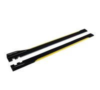 Jupes Latérales De Voiture pour Nissan pour SENTRA pour Altima pour Maxima 300Z 350Z 370Z 2m Extensions De Voiture Jupes Latérales Séparateurs d'ailes Lèvre(Yellow)