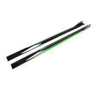 Jupes Latérales de Voiture pour Toyota Aygo 2009 2010 2011 2012 2013 2014,D'extension De Jupe Latérale Marchepied Latéraux Anti-Collision Protecteur,A-Gloss Black-Green