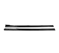 Jupes Latérales De Voiture pour Toyota pour Corolla pour Camry pour Sienna 86 8X 2.2m/2m Extension De Jupes Latérales Séparateurs De Bas De Caisse Diffuseur Aileron Aile(2.2m Glossy Black)