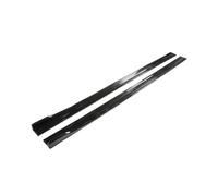 Jupes Latérales Ensemble 8 Pièces Universel pour Jupes Latérales Extensions Bas Caisse Et Séparateurs Pare-Chocs 2M/2,18M pour Nissan(B Glossy Black218)